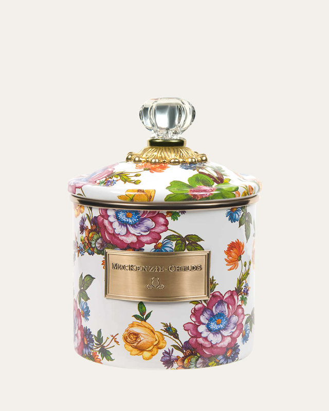 Small Flower Market Canister